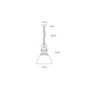 Lampa wisząca Berella Light Bairon BL0169