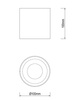 Spot Dann Lux Design Fico DLD5308 CH