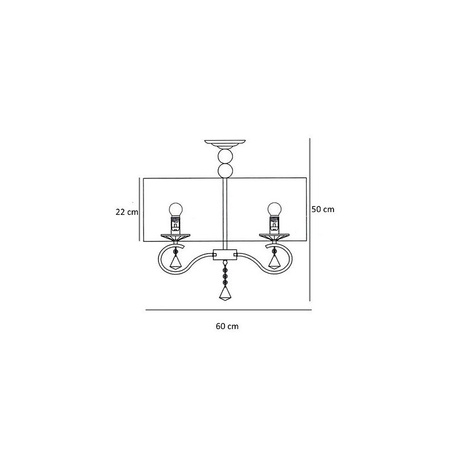 Plafon Berella Light Faroso M BL0116