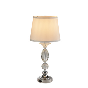 Lampka Stołowa Dann Lux Design Kio DLD5299 Chrom USB