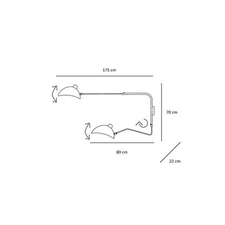 Kinkiet Berella Light Estra 2 BL0249 - drugie zdjęcie