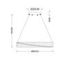 Lampa Wisząca Berella Light Kiki 60 BL5610