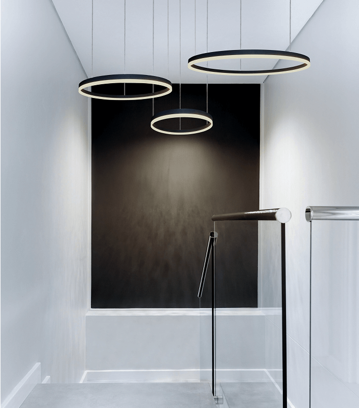 Dann Lux Design Rim 60+80+100 BK 3000-6000K