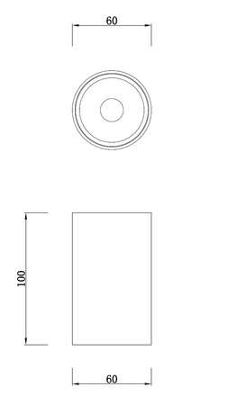 Spot Dann Lux Design Nave DLD5243 Biały