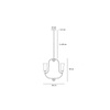 Lampa wisząca Berella Light Artos 5 BL0488