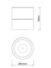 Spot Dann Lux Design Leri DLD5239 Biały