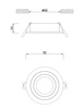 Oprawa Wpuszczana Dann Lux Design Pele R DLD5247 Aluminium
