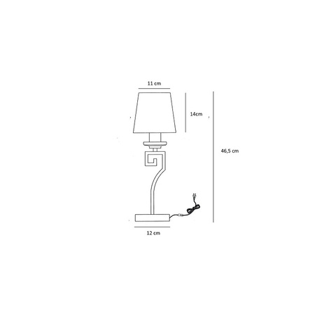 Lampa stołowa Berella Light Alora BL0491