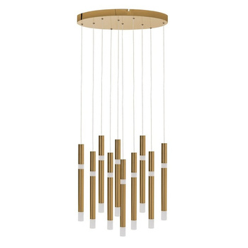 Lampa Wisząca Berella Light Luno 10 BL1478 Złota