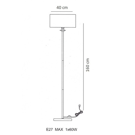 Lampa Podłogowa Berella Light Adozo F BL3380
