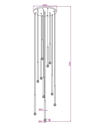 Zwis Aramo 10 BL5583 Czarny