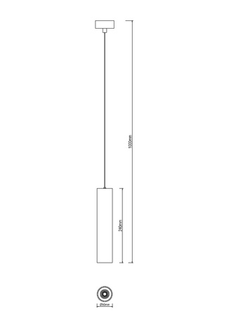 Zwis Dann Lux Design Immo CH10 DLD5225 Chrom - drugie zdjęcie
