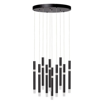 Lampa Wisząca Berella Light Luno 10 BL1416 Czarna