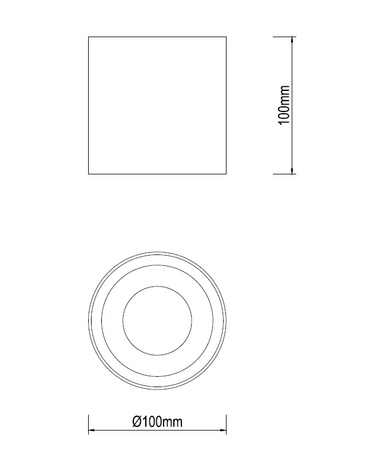 Spot Dann Lux Design Fico DLD5318 Biały