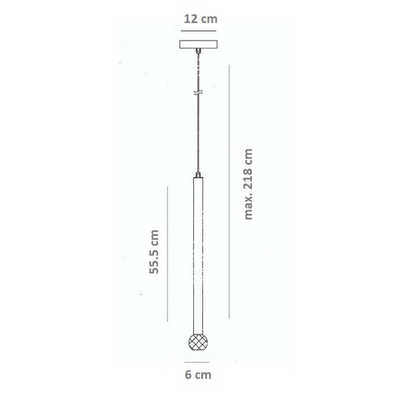 Zwis Aramo CH BL1522 Chrom